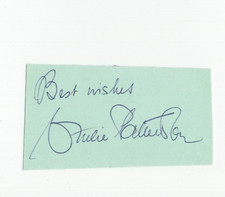 Ottilie Patterson (1932-2011) Signed Clip / Autographed Jazz Singer