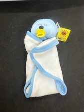 Beanie Kids Baby Blue Bear With Dummy Wrap Wrigley The twin Bear Tag