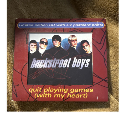 Backstreet Boys Quit Playing Games (With My Heart) CD Single 1996 Jive Ltd Ed