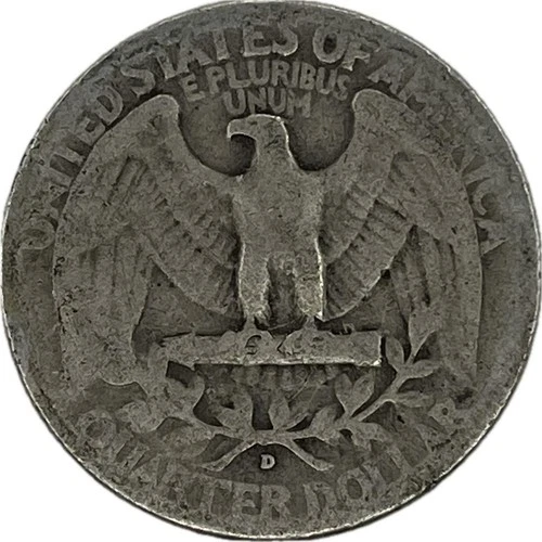 1940-D Washington Silver Quarter in a SAFLIP® - VG- (Good+)