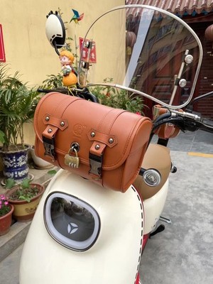 Motorrad Tasche Kunstleder für Vespa Peugeot Django Classic Rolle