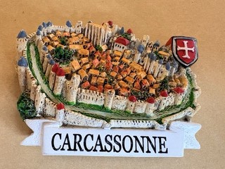 Souvenir Kühlschrankmagnet Karkasson