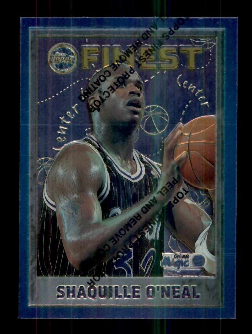 1995-96 Topps Finest - Shaquille O'Neal #32 With Coating