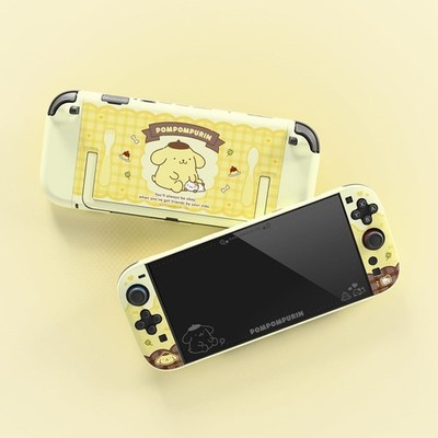 Cartoon Switch 2025 Protective Case Hard Shell Thumb Grips HD Film Yellow POM