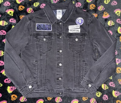 Disney Haunted Mansion Madame Leota & the Happy Haunts Trucker Jacket Size S EUC