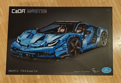 CaDA Master | 770-4 Super Car | C61041W | NEU | Klemmbaustein