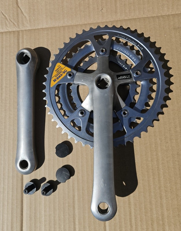 Shimano Exage 400LX Crank Set 170mm FC-M400 Biopace-SG Vintage Retro Kona GT
