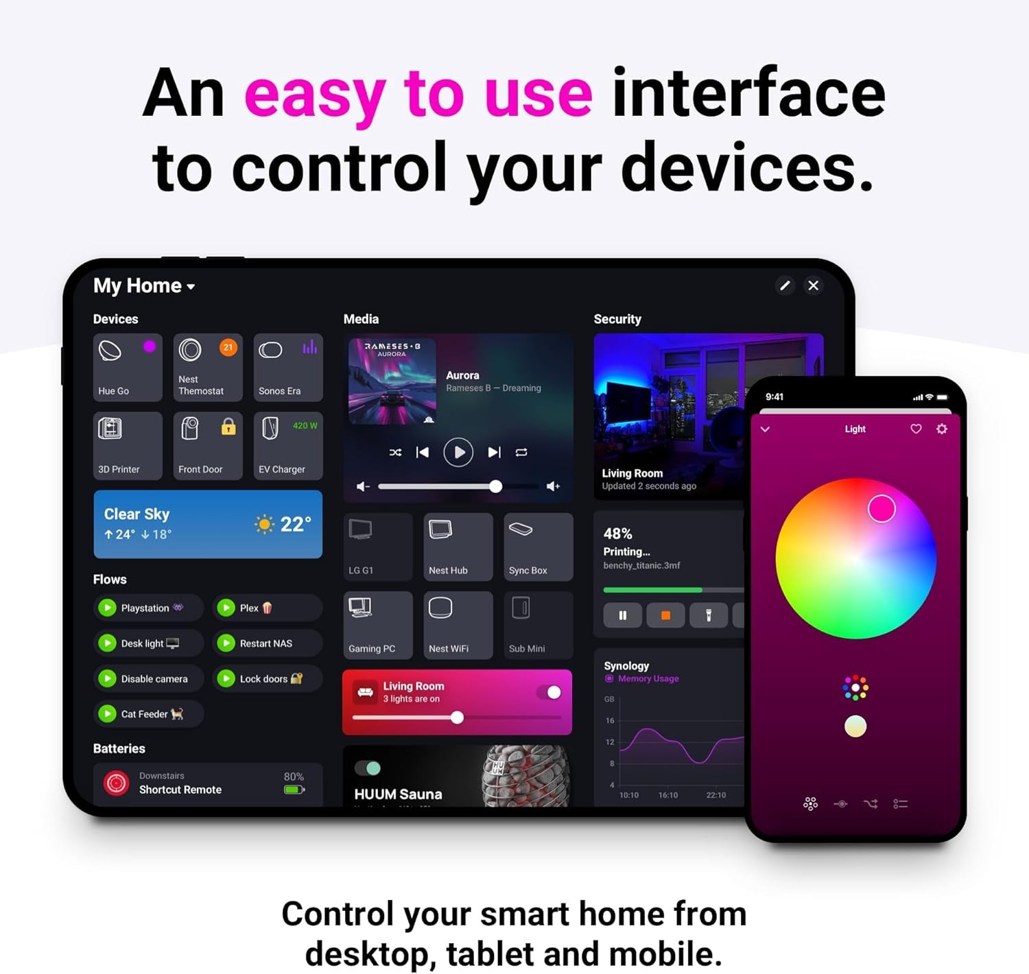 Smart Home Hub-Homey Pro - Concentrateur de maison intelligent (New)