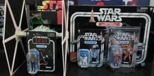 Star Wars TVC  X-Wing, Boxed Luke Jedi, R2-D2, Tie Fighter Pop Wings & Pilot MIB