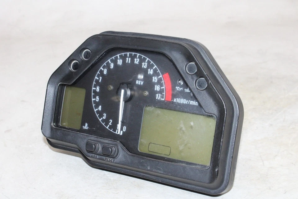 2005 HONDA CBR600RR OEM SPEEDO TACH MEDIDORES DISPLAY CLUSTER VELOCÍMETRO - Imagem 2 de 4