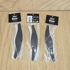 August Accessories Black Hat Sizer Reducer 2 Per Pack (3 Pack Lot)