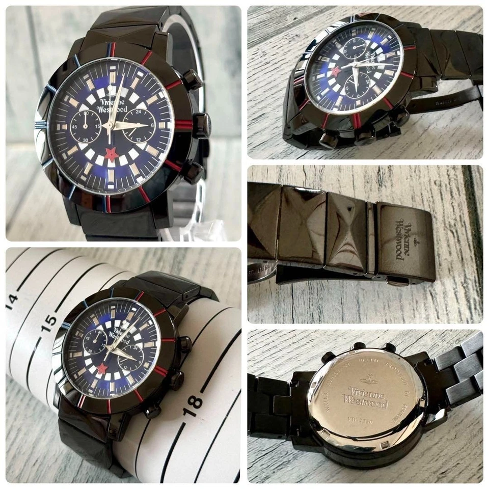 Reloj cronógrafo para hombre Vivienne VW-2350 raro usado Foto 2 de 4