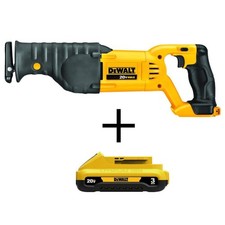 20V MAX Cordless Reciprocating Saw and (1) 20V MAX Compact Lithium-Ion 3.0Ah Bat