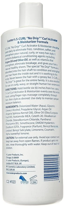Luster's S Curl No Drip Activator & Moisturizer 32 oz - Image 3 of 3