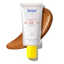 Sunscreen Glowscreen SPF 40 Sunset 1.7 fl oz Tinted Primer Supergoop Deep Bronze