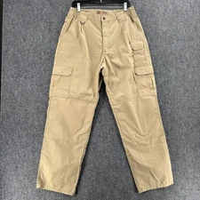 5.11 Tactical Pants Mens 34 X 32 Tan Cotton Straight Cargo Police Camp