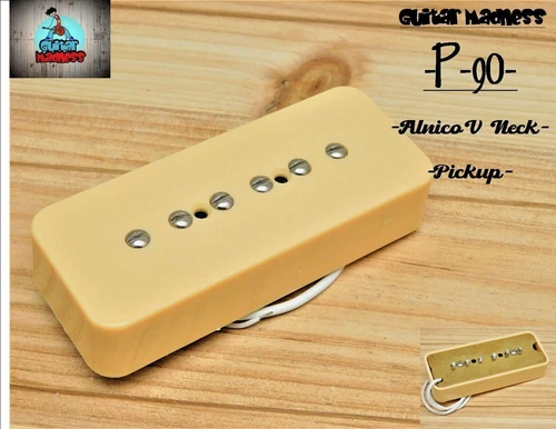 G.M. P-90 Soap Bar  Pickup Neck Cream Alnico 5 for Gibson, Epiphone ®