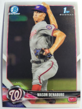 Mason Denaburg 2018 Bowman Chrome #164 Rookie Card First 1st Nationals