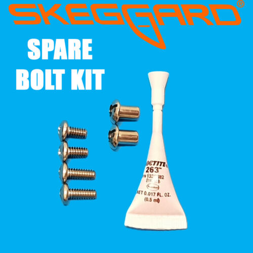 Skeg Guard Bolt Kit Skeggard stainless steel locking screws and locktite - Afbeelding 1 van 2