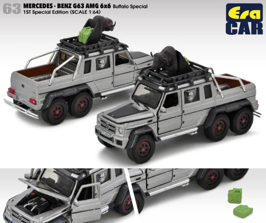 Era Car Mercedes Benz AMG G63 AMG 6x6 Buffalo Special 1:64 Scale 3