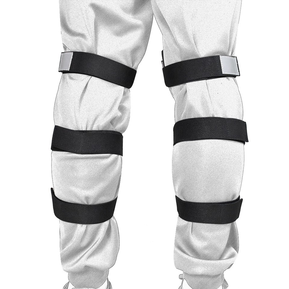 WOSAWE Motorfiets Kniebeschermers High-Impact ABS Shell EVA Foam Motocross Knie Scheenbeschermers Protector voor Volwassenen Rijden Fietsen Schaatsen Racing (ML302