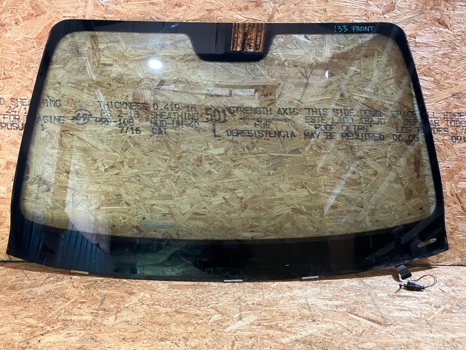 06-12 Bentley Continental Flying Spur FRONT Windshield Wind Shield Glass OEM