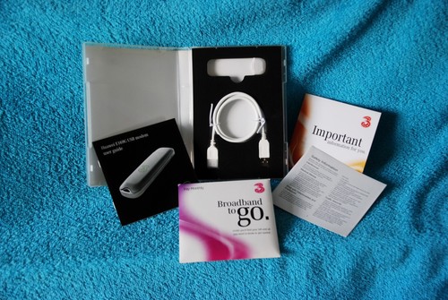 EMPTY BOX HUAWEI E169G USB MODEM, USER MANUAL, EMPTY BOX AND USB CABLE - Zdjęcie 3 z 3