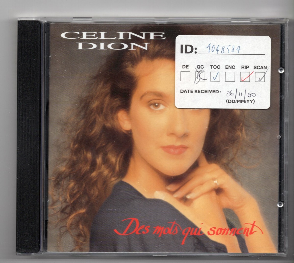 JF886) Celine Dion, Des Mots Qui Sonnent - 1991 CD 5099747134425