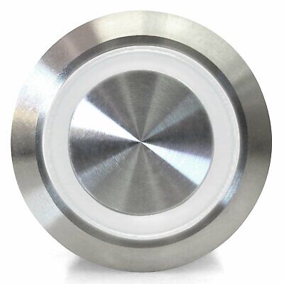 19mm Momentary Billet Buttons with LED Red or Yellow Ring Keep It Clean rat