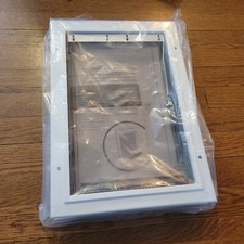 PetSafe Extreme Weather Aluminum Pet Dog Door, Medium, ZPA19-16853