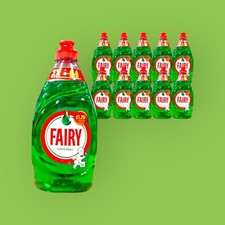 10x Fairy Original Washing Up Dishwashing Liquid 320ml 5.30 per litre