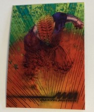 1996 Marvel Motion Lenticular Fleer/Skybox Virtual Vision #23 HUMAN TORCH - NMT