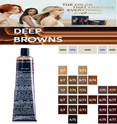 Wella Professionals Koleston Perfect ME+ Hair Color Tint Dye- Deep Browns 60ml