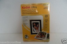 Kodak Ultra Premium Photo Paper 20-Sheets 5 x 7-inch High Gloss 1801711 OEM NEW