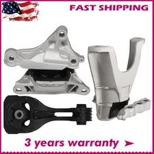 3pcs Engine Motor & Transmission Mount for 2016-2019 Honda Civic l4 2.0L AUTO