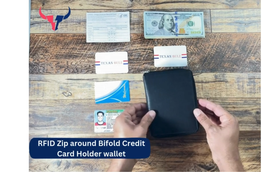RFID Men's Genuine Leather Bifold Wallet Slim Hipster Cowhide