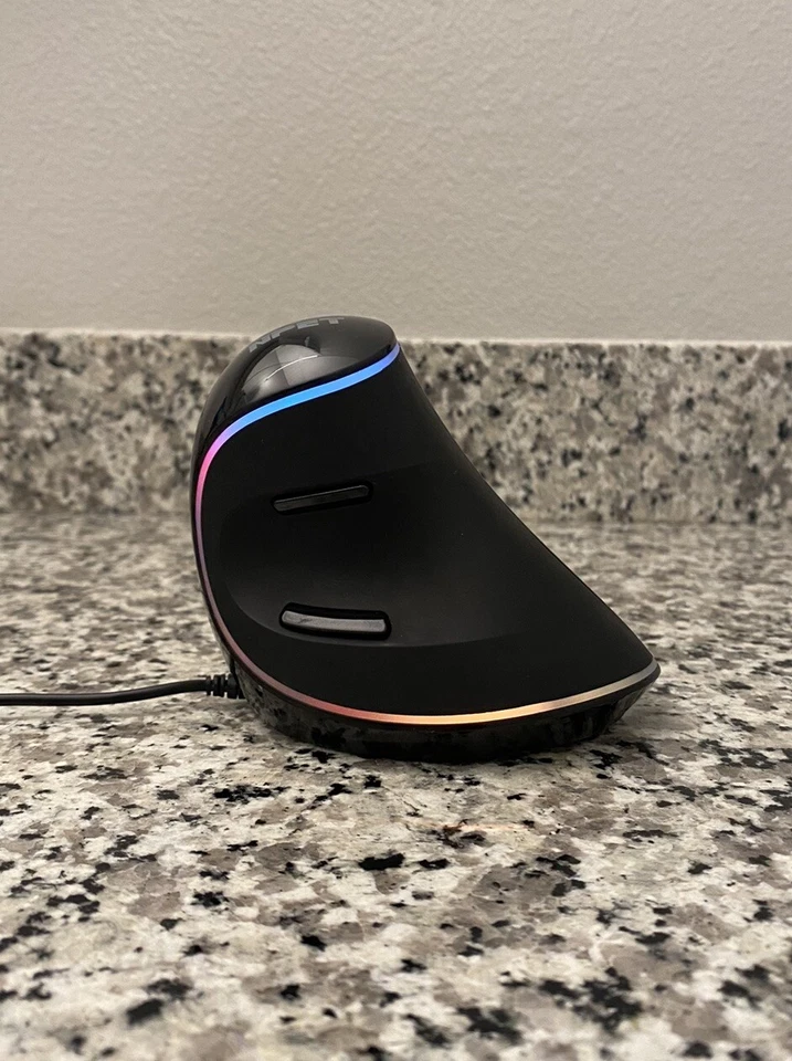Ergonomic NPET V20 Vertical USB Mouse w/ 7 Programmable Buttons & Adjustable DPI - Image 2 of 4