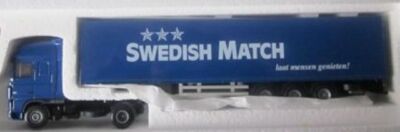 LIONTOYS - DAF XF 105 4x2 mit Anhänger 3 Achsen SWEDISH MATCH - 1/50 - LITMATCH