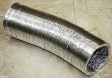 6"  X 33FT EXHAUST FAN BLOWER DUCTING DUCT ALUMINUM AC HEATING VENTILATION HYDR