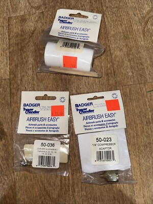 3 Badger Thayer Chandler Airbrush Easy  Color Mix Kit Valve Adaptor New