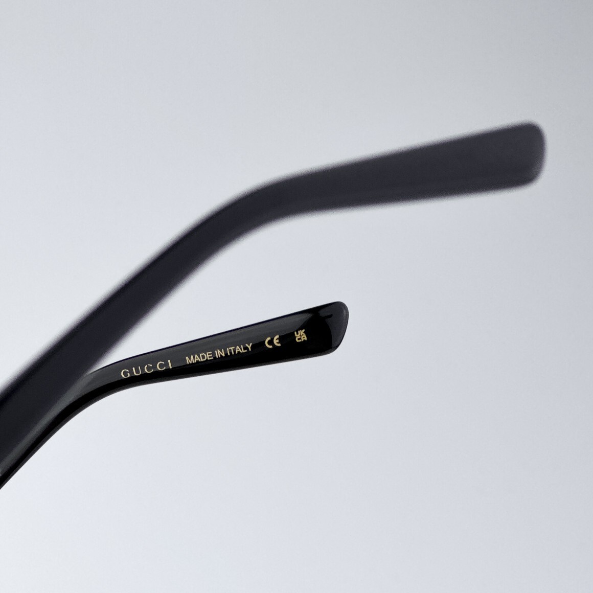 Gucci Men AUTHENTIC Eyeglasses Gold Demo Rectangle GG1448O  display picture 2