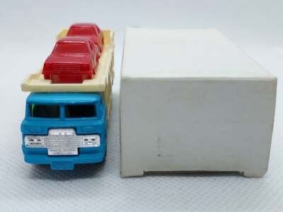 1983 Tomica Light Blue Toyota Car Transporter OSAKA SUPER