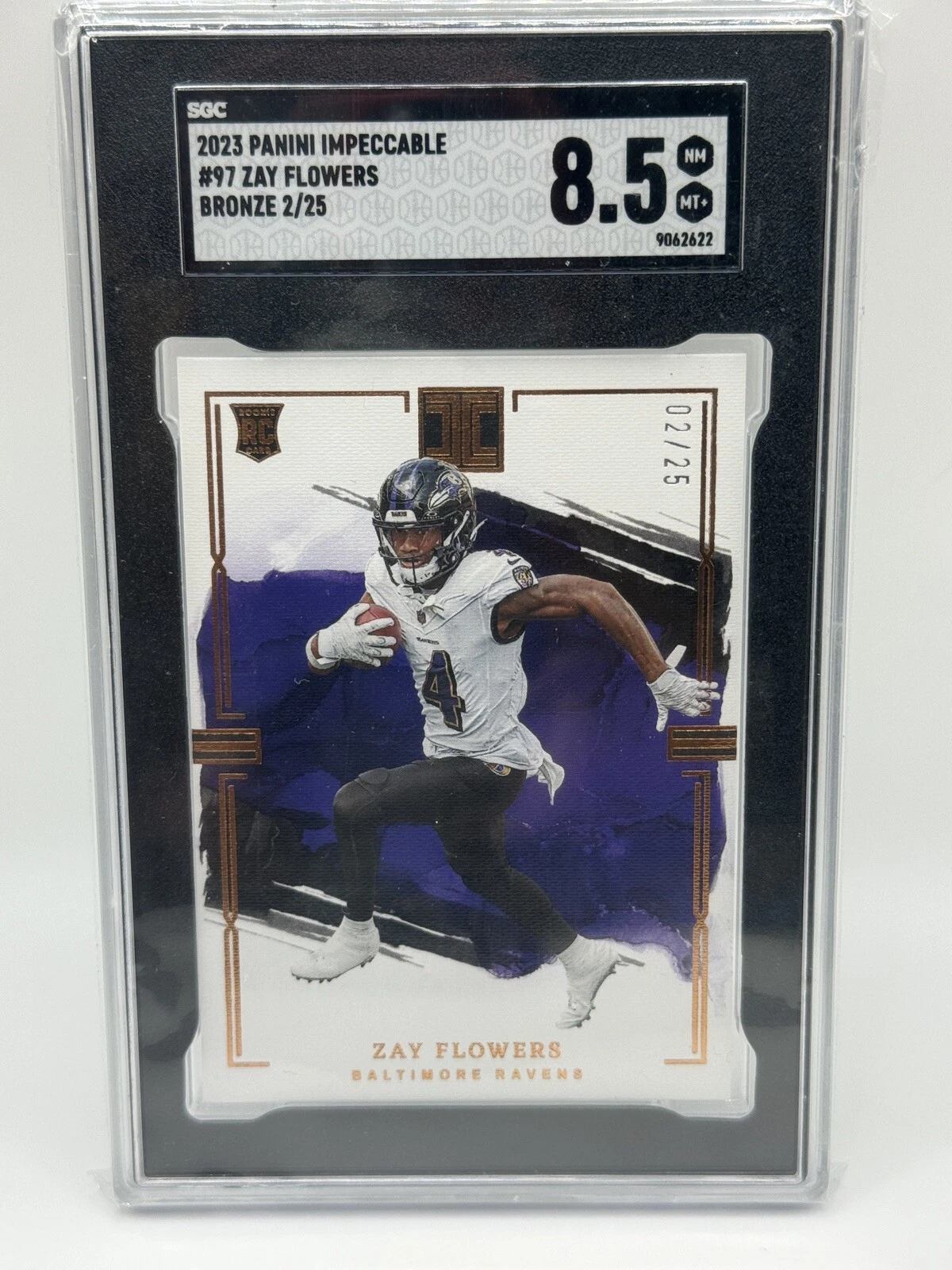Zay Flowers Panini Impeccable #97 Bronze