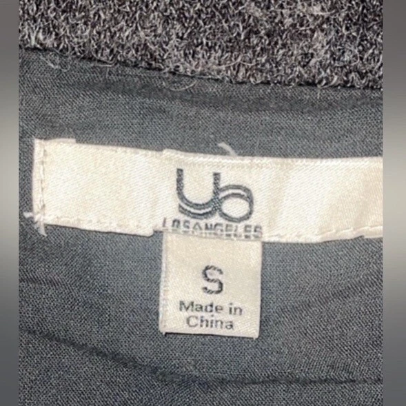 Cárdigan de manga corta Ya Los Angeles con botones a presión cuello alto pequeño  Foto 4 de 4