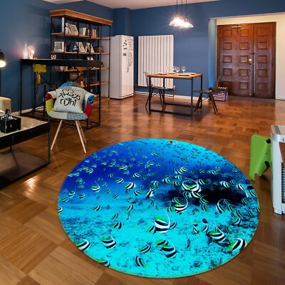3D Submarine Fish ZHUA2970 Game Non Slip Rug Mat Photo Carpet Zoe