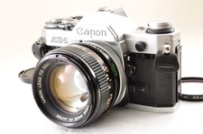 Canon AE-1 Silver 35mm Film Camera w/FD 50mm F1.4 SSC Lens Exc+5 Japan #3272