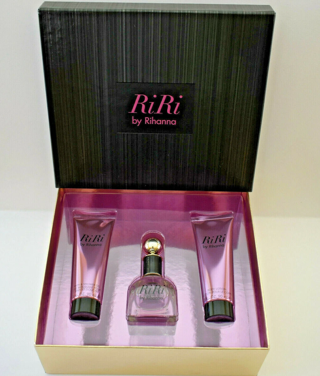 Rihanna Riri Eau de Parfum 1.7oz 50ml Spray 3 Piece Gift Set New in Box