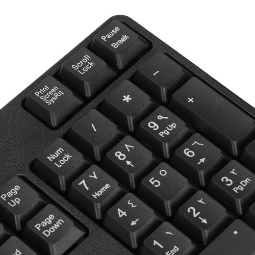 Arabic Keyboard 104 Keys Usb Interface Wired Design Black Abs Material Offic GOF - Picture 4 of 12