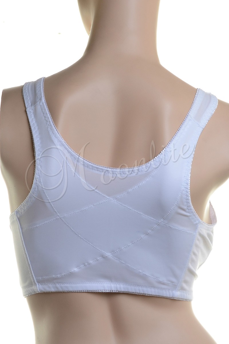 1 Pezzo Reggiseno Bianco, Comodo, Con Chiusura Anteriore, Senza - Foto 5