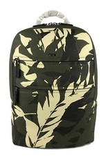 Tumi Landon Alcott Leather Backpack Laptop Bag Fern Print 93801